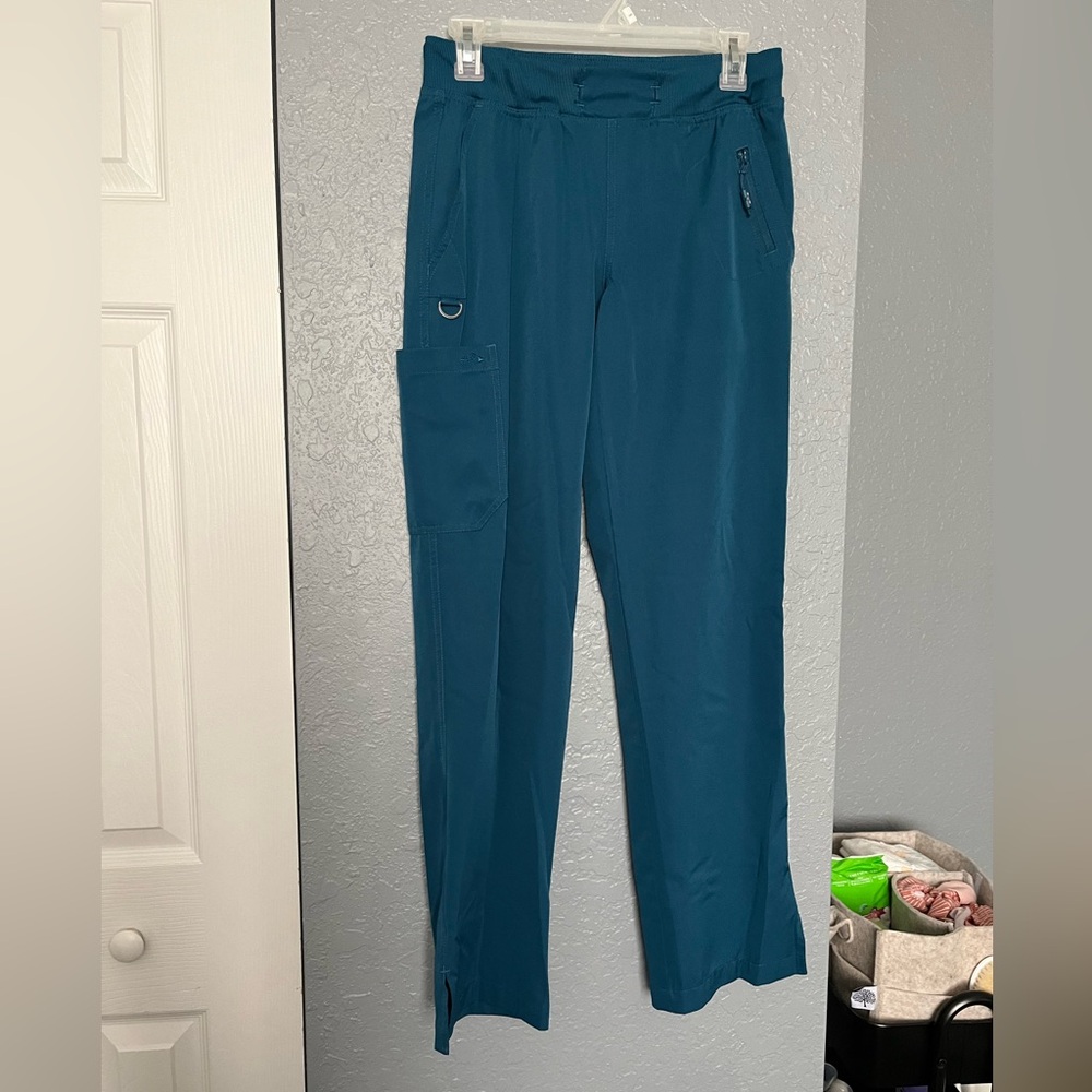 Womens Ava Therese Caribbean blue scrub set - Picture 8 of 10